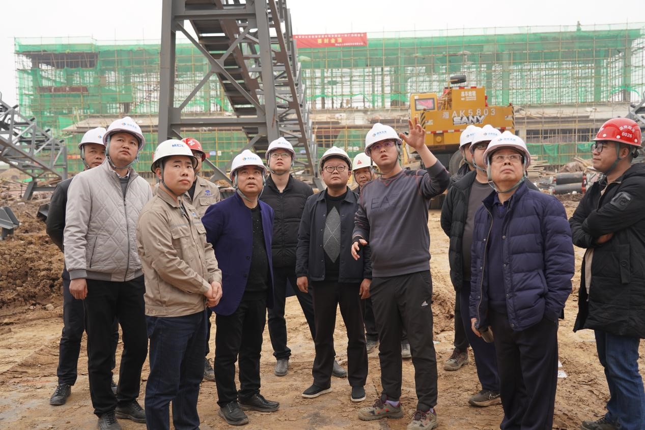沅江市市长罗必胜调研湖南发展沅江机制砂和砂石集散中心建设项目